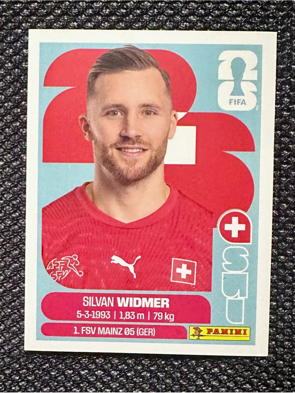 Silvan Widmer - 2026 Panini FIFA World Cup Stickers #SUI 8 - Switzerland Soccer